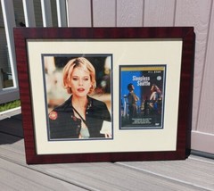 Sleepless In Seattle Meg Ryan Autographed Photo + DVD Custom Frame Matted Unique - £64.30 GBP