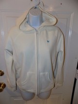 Old Navy Off White Zip Fleece Jacket W/Pockets Size XXL Girls&#39;s EUC - $14.40