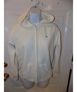 Old Navy Off White Zip Fleece Jacket W/Pockets Size XXL Girls&#39;s EUC - $14.20