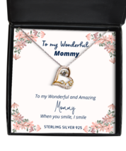 To my Mommy, when you smile, I smile - Love Dancing Necklace. Model 64037  - £31.65 GBP