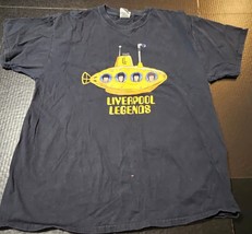 Fruit Of The Loom Black Liverpool Legend Beatles T Shirt Cotton Mens Siz... - €8,76 EUR