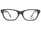Ray-Ban Kinder Brille Rahmen RB1555 3667 Klar Blau Rund Cat Eye 48-16-130 - $46.38