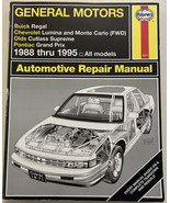 Buick Regal Chevy Lumina Cutlass Pontiac Grand Prix Haynes Repair Manual... - £11.17 GBP