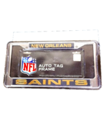 Rico Industries NFL New Orleans Saints Auto Tag Frame NWT - £16.31 GBP