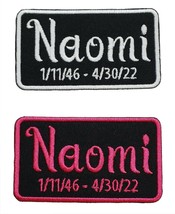 In Memory of Naomi Judd 1946-2022 Embroidered Iron On Patch Gifts Fundraising - £5.17 GBP+