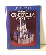Walt Disney&#39;s Build Your Own Cinderella Castle 1982 Princess Paper Archi... - £59.98 GBP