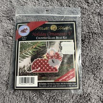VTG 1994 Mill Hill  Napping Noel Mouse Holiday Ornament V Glass Bead Kit - $15.83