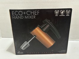 Eco+Chef Copper Series Hand Mixer 2xBeaters - 2xDough Hooks - 1xHand Mix... - £20.07 GBP