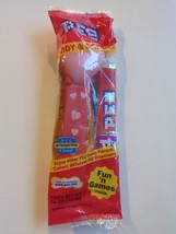 New Valentines Day Pez Candy Dispenser No Feet Holiday Collectors Item Pink - £29.80 GBP