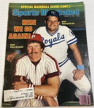 VTG Sports Illustrated Magazine August 10, 1981 Mike Schmidt &amp; George Brett MVP - £7.82 GBP
