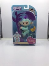 Fingerlings Interactive Baby Monkey Zoe(Turquoise, Purple Hair) WowWee NEW - £15.07 GBP