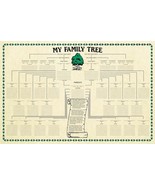 Family Tree Chart Genealogy - £11.95 GBP
