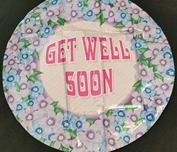 Balloon Mylar GET Well - REFUAH SHLEIMAH (Hebrew/English) (Blue Border) - £3.92 GBP+