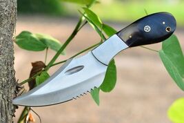 9” Double-Edged V42 Military Damascus steel Dagger boot Knife Hunting su... - $23.72