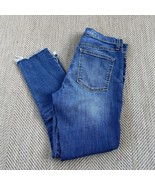 Gap Jeans Womens Sz  29 True Skinny High Rise Raw Hem - $6.79