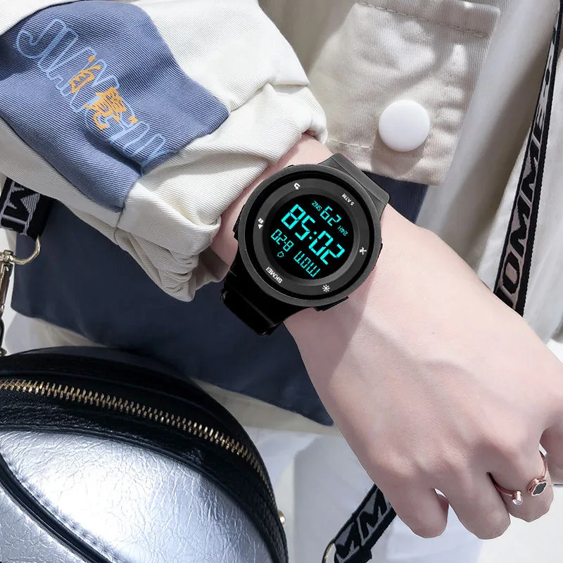   Fashion Student  Watch Men Women LED Digital  Alarm Waterproof Clock Wristwatc - £84.68 GBP