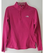 North Face Polartec Pullover Womens Medium Hot Pink Fleece 1/4 Zip Shirt... - $25.16 CAD