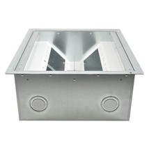 FSR FL-640P-6-B Raised Flooring and Stage Pocket Floor Box - 6&quot; Deep - $145.99