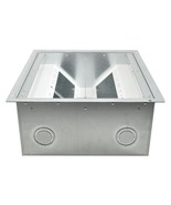 FSR FL-640P-6-B Raised Flooring and Stage Pocket Floor Box - 6&quot; Deep - $199.67 CAD