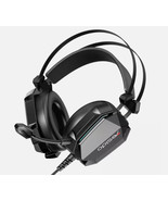 3.5mm Wired Gaming Headset RGB Light w/Suspension Headband Stereo Bass S... - $23.75