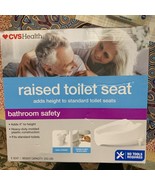 Raised Toilet Seat 4&quot; molded plastic, 250 lb capacity 050428251737 - $729.90 MXN