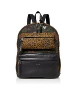 John Varvatos Star USA Men&#39;s Patchwork Backpack Zip Front Camo Leopard L... - £146.32 GBP