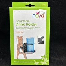 Nova Adjustable Rollator Drink Holder Walker Rollator CH-1000 - $15.83
