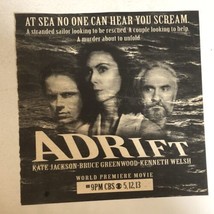 Adrift Tv Guide Vintage Print Ad Kate Johnson Bruce Greenwood Tpa13 - $5.93