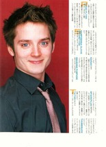 Elijah Wood teen magazine pinup clipping Japan red tie Lord of the Rings - $1.50