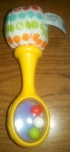 2013 Mattel Fisher Price Plush Plushie Baby Rattle Baby Toy- Yellow - £3.91 GBP