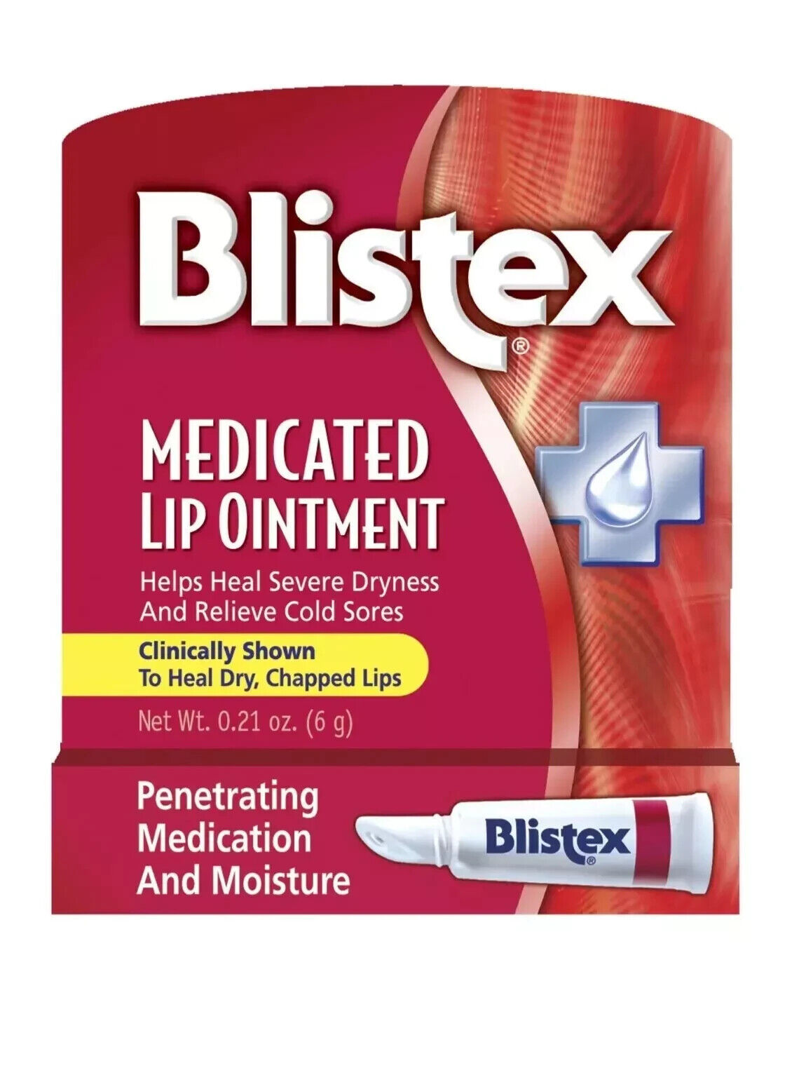 Blistex, Medicated Lip Ointment, .21 oz (6 g) Cold Sores Dry Chapped Lips - $6.92
