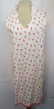 Chetta B Flamingo Sheath Dress Sz 12 Pom Pom Hem Ruffled Collar NWOT - £35.97 GBP