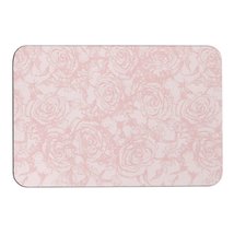 Mondxflaur Rose Pink Non Slip Bathroom Mat for Shower Quick Dry Diatom Mud Rugs - £14.64 GBP