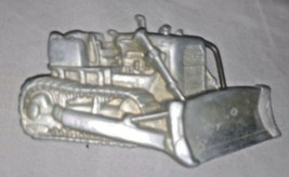 Vintage Bulldozer Belt Buckle 4043 - £20.58 GBP