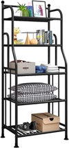 Shelving Unit Bakers Rack Metal Storage Shelves Laundry Shelf Organize - £58.34 GBP