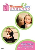 MOMMY &amp; ME WORKOUT Yoga Dance Vol 1 DVD + CD SET OOP Post Pregnancy Baby... - £14.94 GBP