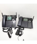 Pair VTech AM18447 4-Line Business System Phones w/ Power Adapters - Read - $1,160.81 MXN