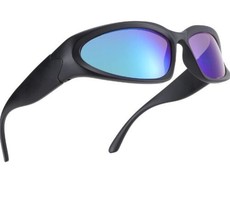 COASION Wrap Around Sunglasses for Men Women Outdoor Shades Sports UV400... - £14.87 GBP