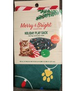 Merry&amp;Bright Holiday Play Sack Cat Toy 15in. x 14.2in x 0.5in With Crinkle - $12.12 CAD