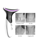 LED Vibration Wrinkle Double Chin Removal Anti-Aging Neck Care Massager ... - £28.95 GBP