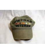 Vintage Vietnam Veterans Cap Eagle Crest 100% Cotton Army Green 1-a - $24.74