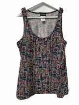 Joe Boxer Tank Top Spring Summer Shirt Black Multi Color NWTSZ S, M - £6.35 GBP