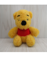 Sears Walt Disney Gund vintage plush fuzzy Winnie the Pooh red shirt sit... - £19.71 GBP