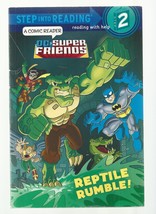 Step Into Reading Step 2 Dc Super Friends Reptile Rumble Ex+ 2014 Random House - £4.02 GBP