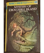 Vintage Nancy Drew #55 Hard Cover  1978 Mystery Of Crocodile Island  - £12.58 GBP