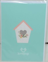 Lovepop LP2028 Birdhouse Pop Up Card  White Envelope Cellophane Wrapped image 1