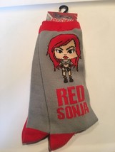 NEW Red Sonja 2 Pair Of Crew Socks Black and White - £5.53 GBP