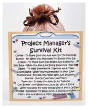 Project Manager&#39;s Survival Kit - Fun, Novelty Gift &amp; Greetings Card Alternative - £6.57 GBP