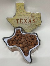 Texas Road Map Gift Tin with Cinnamon Roasted Nuts - $30.00