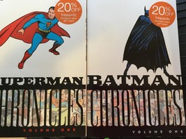 Batman And Superman Chronicles Vintage Dc Comics (2) - £21.34 GBP